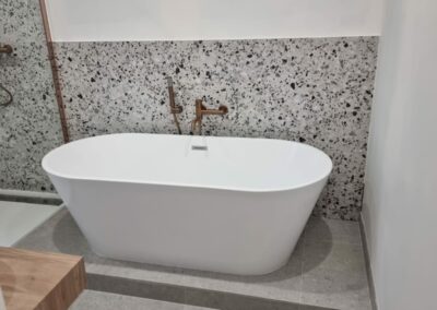Rénovation complète d’une salle de bains chez un particulier à la Varenne Jarcy