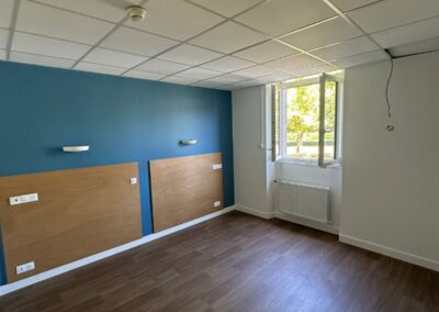 Rénovation complète de chambres et salles de bains en milieu hospitalier